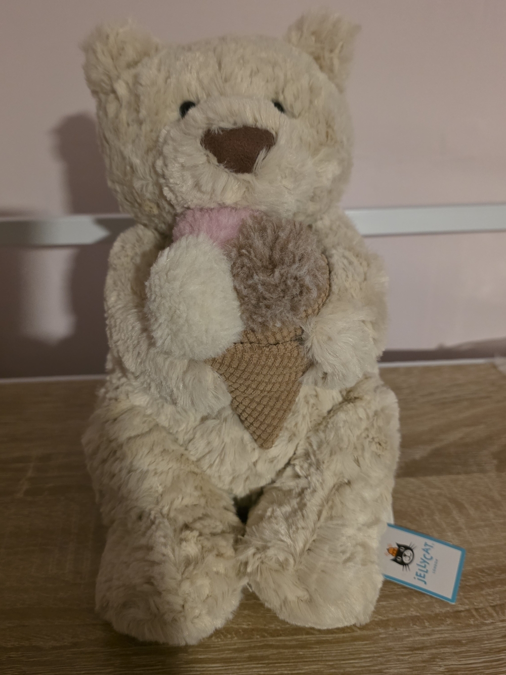 Jellycat Oatus Bear With Ice Cream